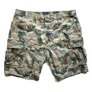 Levi's Camo Cargo Shorts Mens 40 Relaxed Outdoor Military Army Y2K Summer Hiking